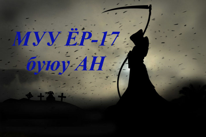 МУУ ЁР-17 буюу АН