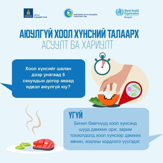 Гэдэсний халдвараас сэргийлэх зөвлөмж 2