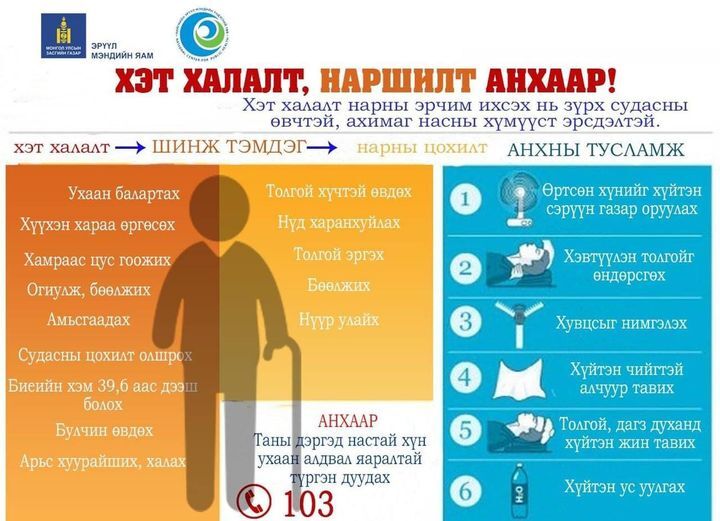 Хэт халалт нарны эрчим ихсэх нь зүрх судасны өвчтэй ахимаг насны хүмүүст эрсдэлтэй