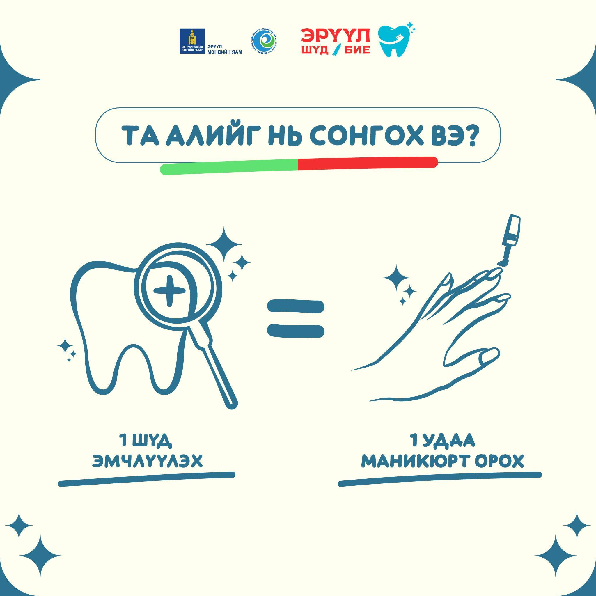Өдөр тутам гоо сайхандаа зарцуулдаг цаг хугацааг эрүүл мэнддээ ч мөн эн тэнцүү зориулж хэвшицгээе.