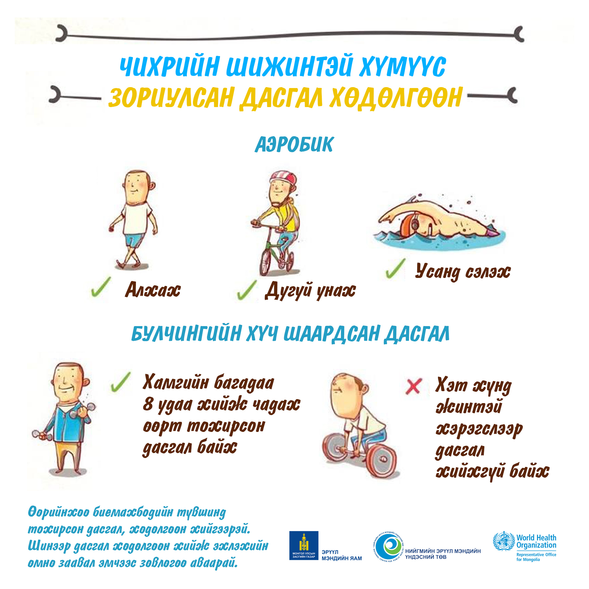 Чихрийн шижинтэй хүмүүст зориулсан дасгал хөдөлгөөн