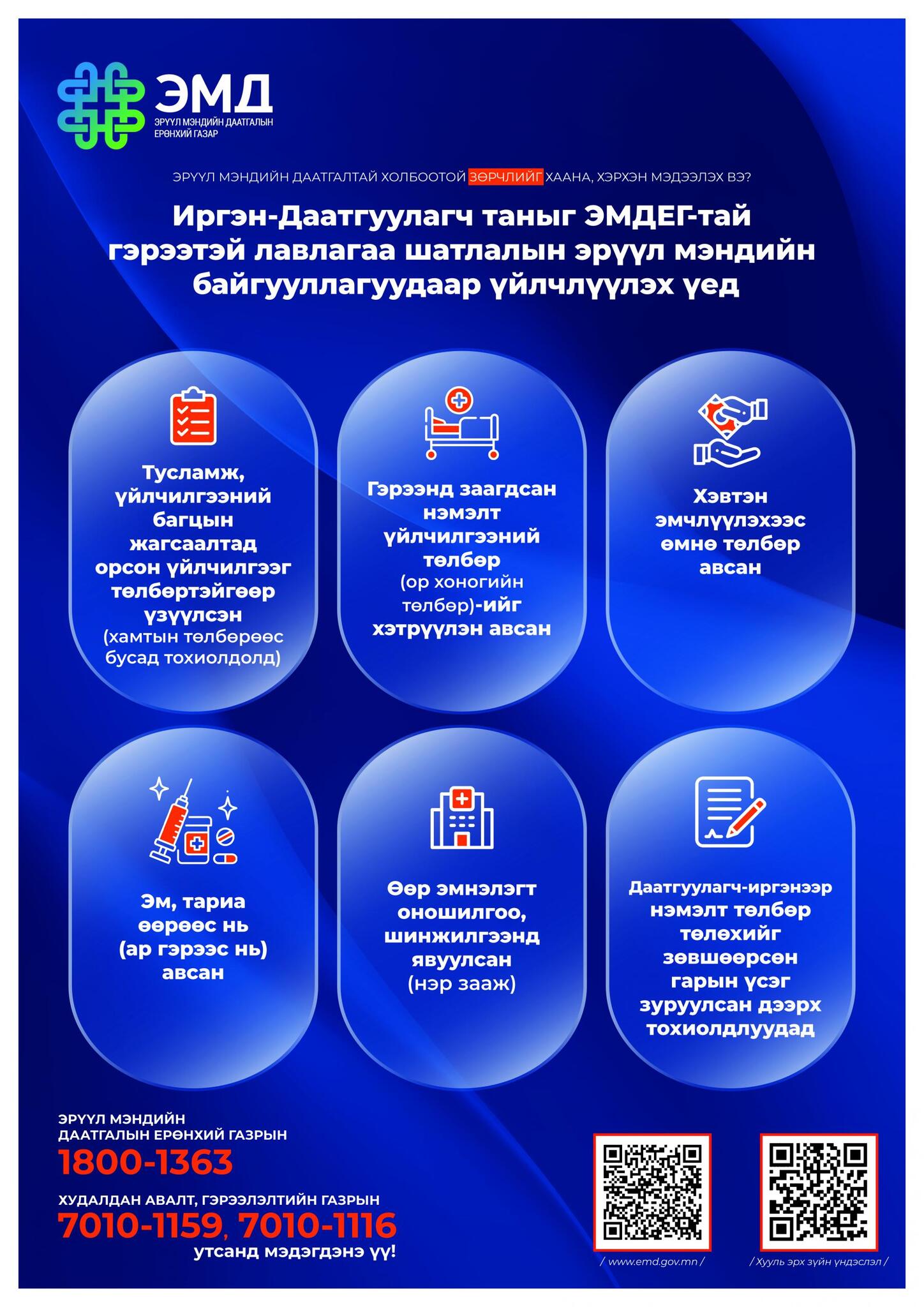 Эрүүл мэндийн даатгалтай холбоотой зөрчлийг хаана, хэрхэн мэдээлэх вэ?