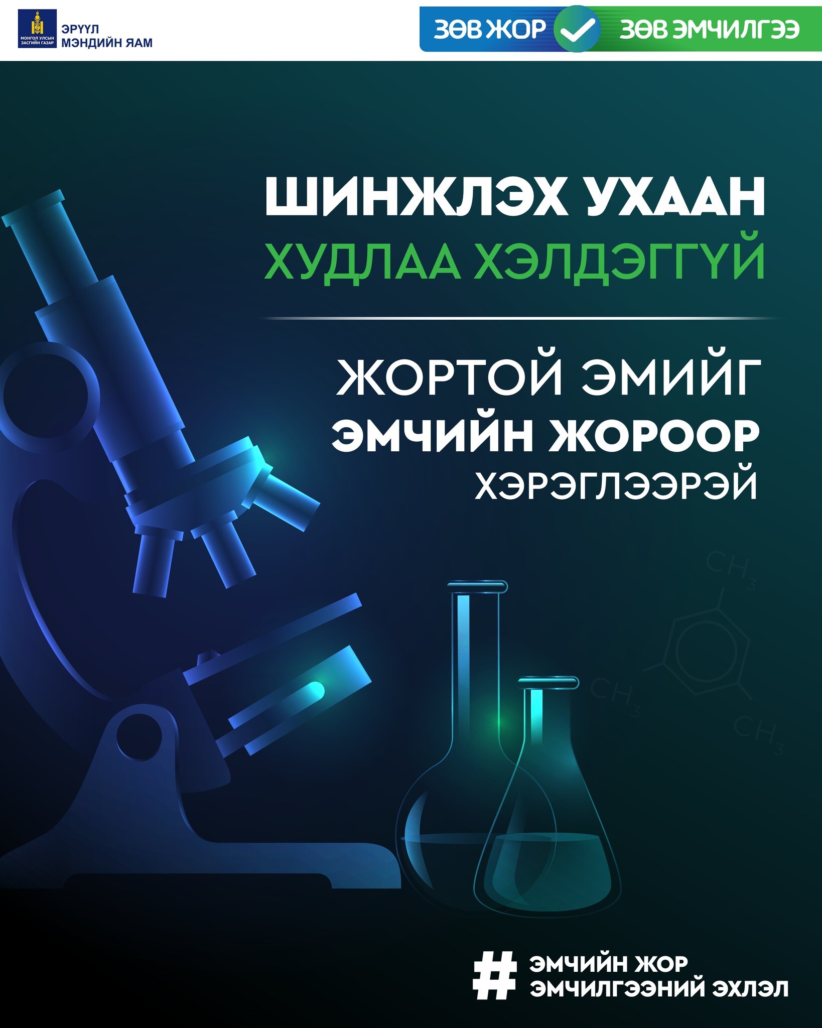 Шинжлэх ухаан худлаа хэлдэггүй жортой эмийг эмчийн жороор хэрэглээрэй