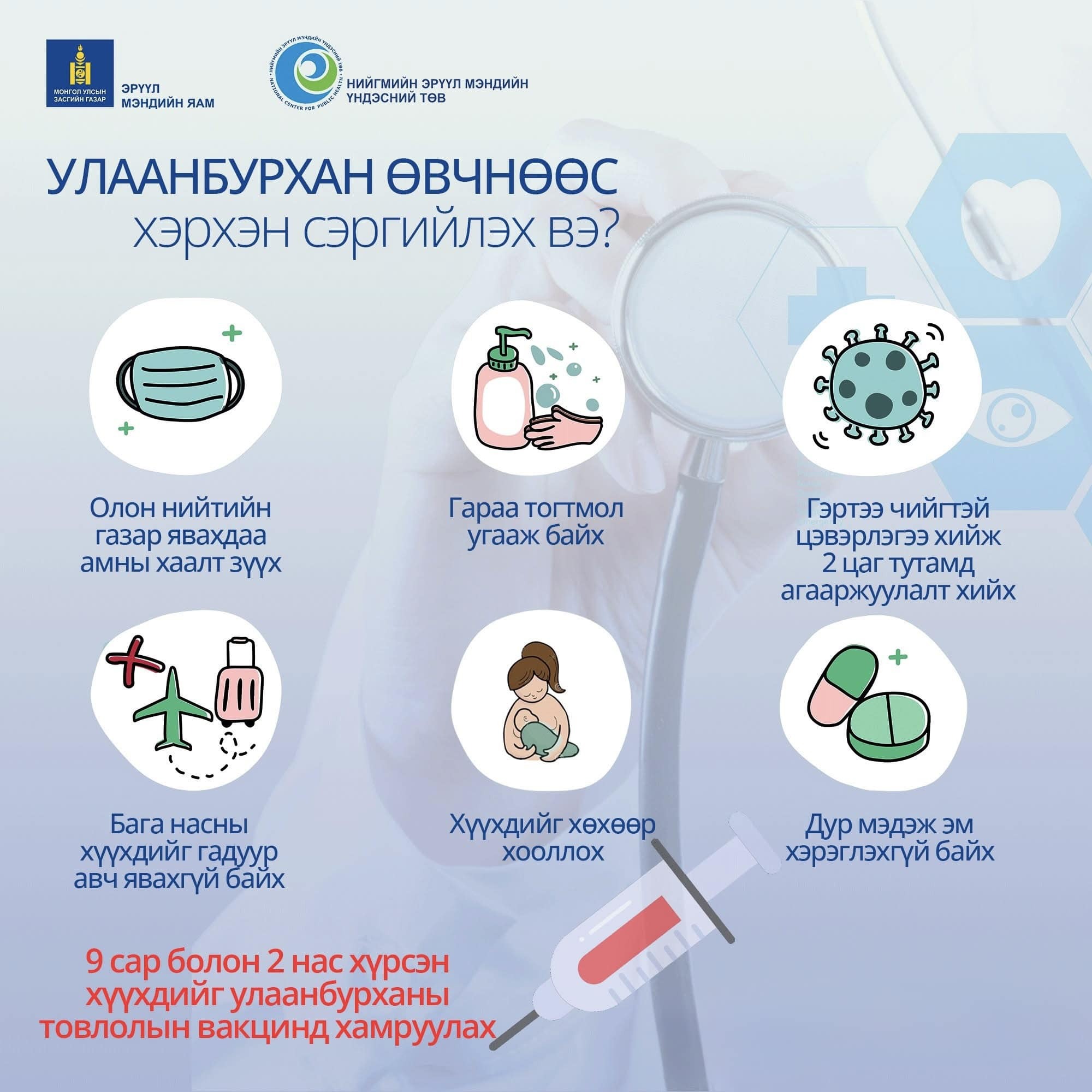 Улаанбурхан өвчнөөс хэрхэн сэргийлэх вэ?