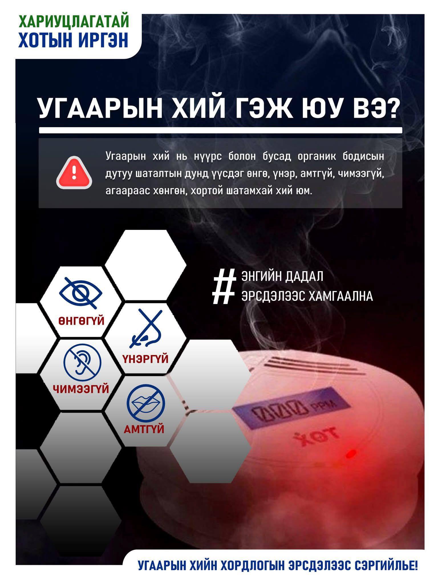 Зуухны бүрэн бүтэн байдлыг хангахыг зөвлөж байна.
