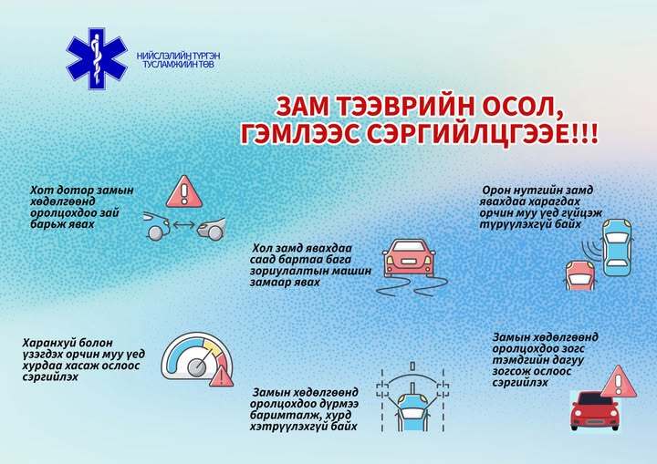 Баяр наадмын өдрүүдэд осол гэмтлээс сэргийлж 