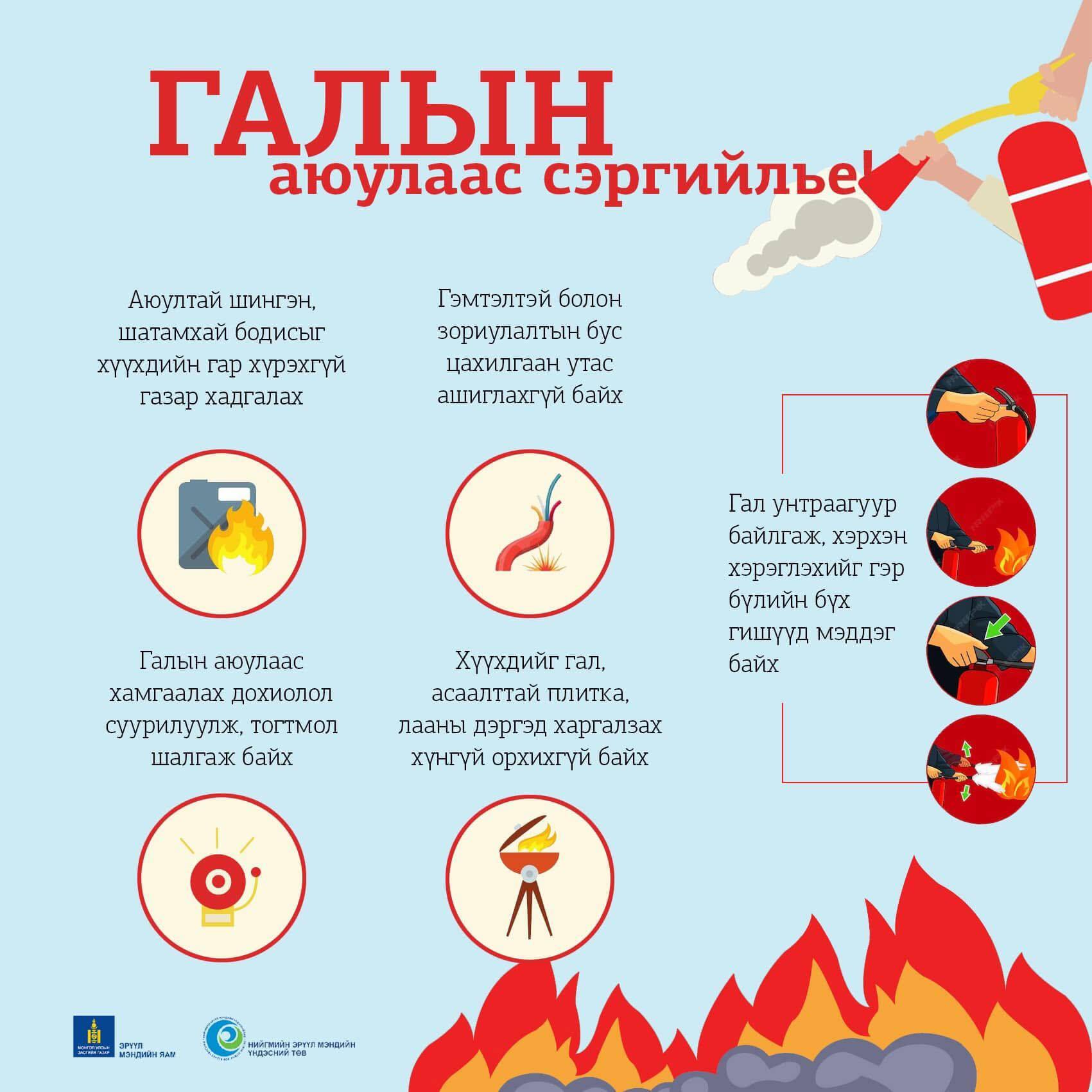 Галын аюулаас сэргийлье