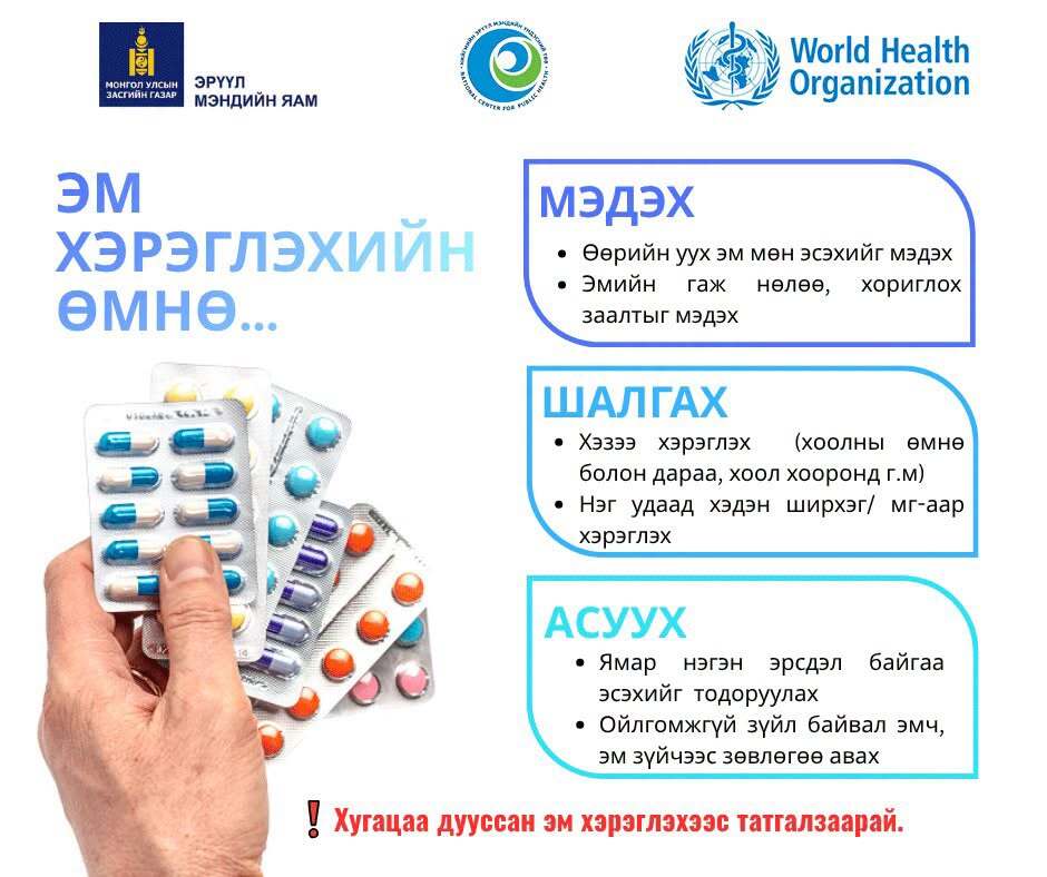Эмийг хэрэглэхийн өмнө юу анхаарах вэ?