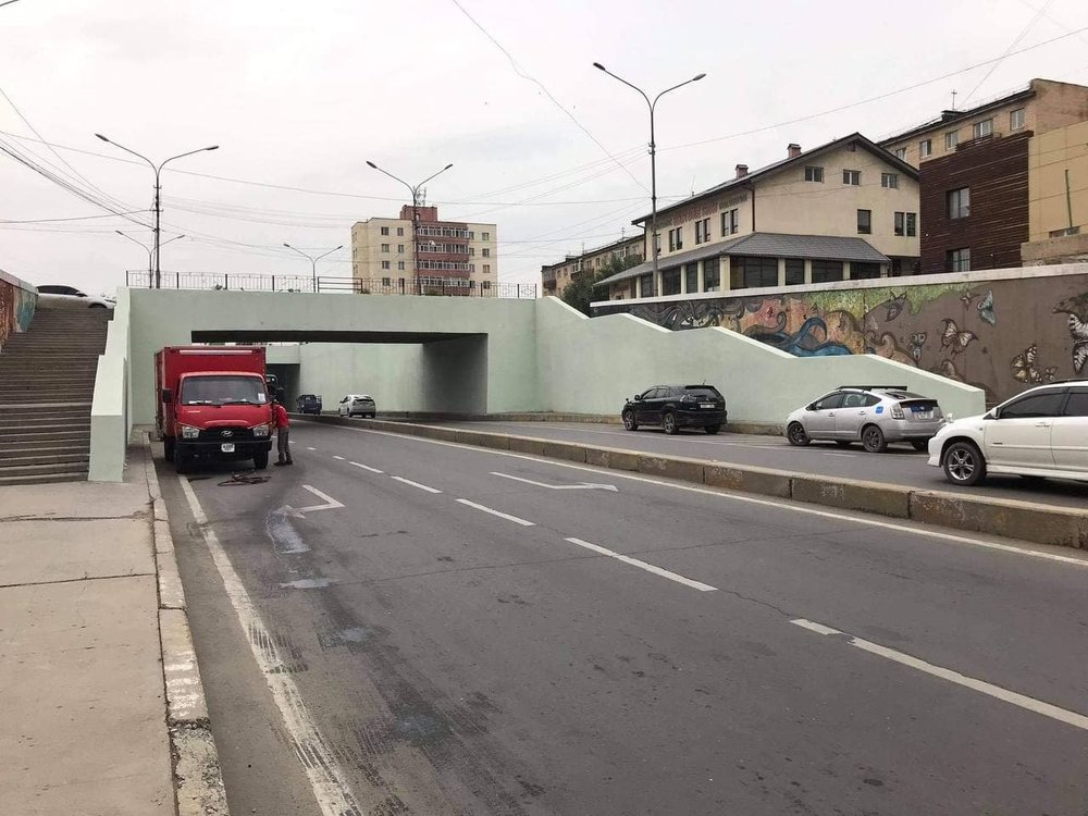 Сансарын туннелийн түшиц ханыг сэргээн засварлалаа