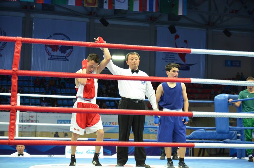 Mongolian boxer shows promising start at Asian Confederation Youth Boxing Championships