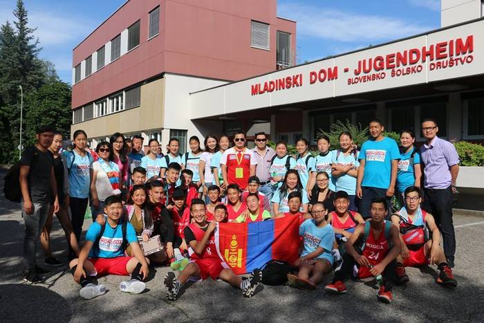 Mongolian u16 basketball team beats Austria at United World Games