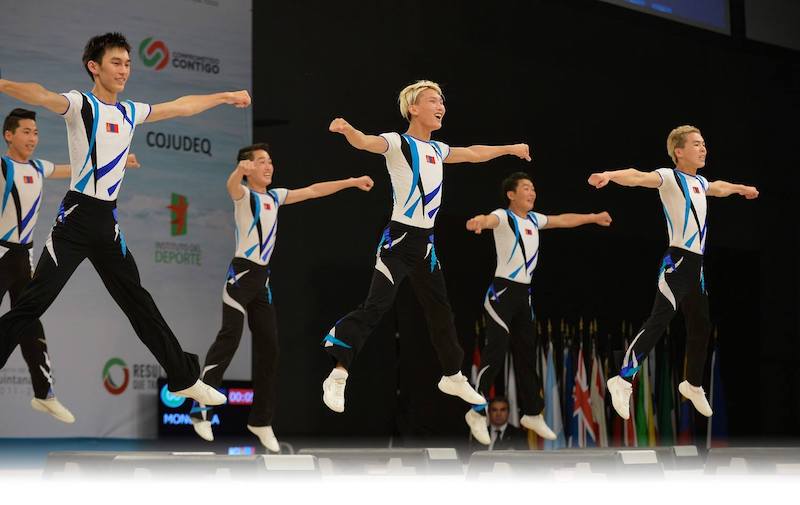 mongolia wins bronze medal at Aerobic Gymnastics World Championships