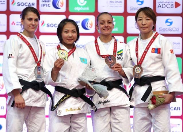 M.Urantsetseg wins bronze at Abu Dhabi Grand Slam 2016