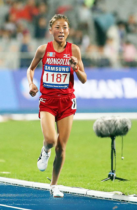 Runner B.Munkhzaya qualifies for IAAF World Championships 2017