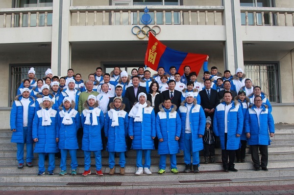 Farewell ceremony for Mongolian 2017 Sapporo team takes place