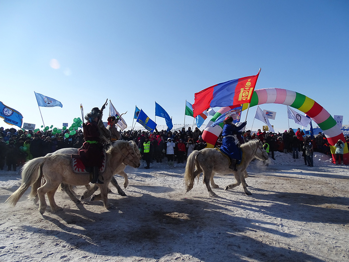 Mungun  Ulaanbaatar sport  and snow festival takes place