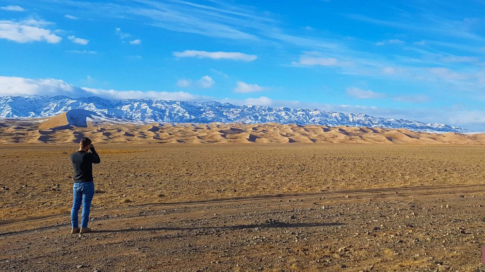 Three beauties mountain range - Gobi gurvan saikhan national park