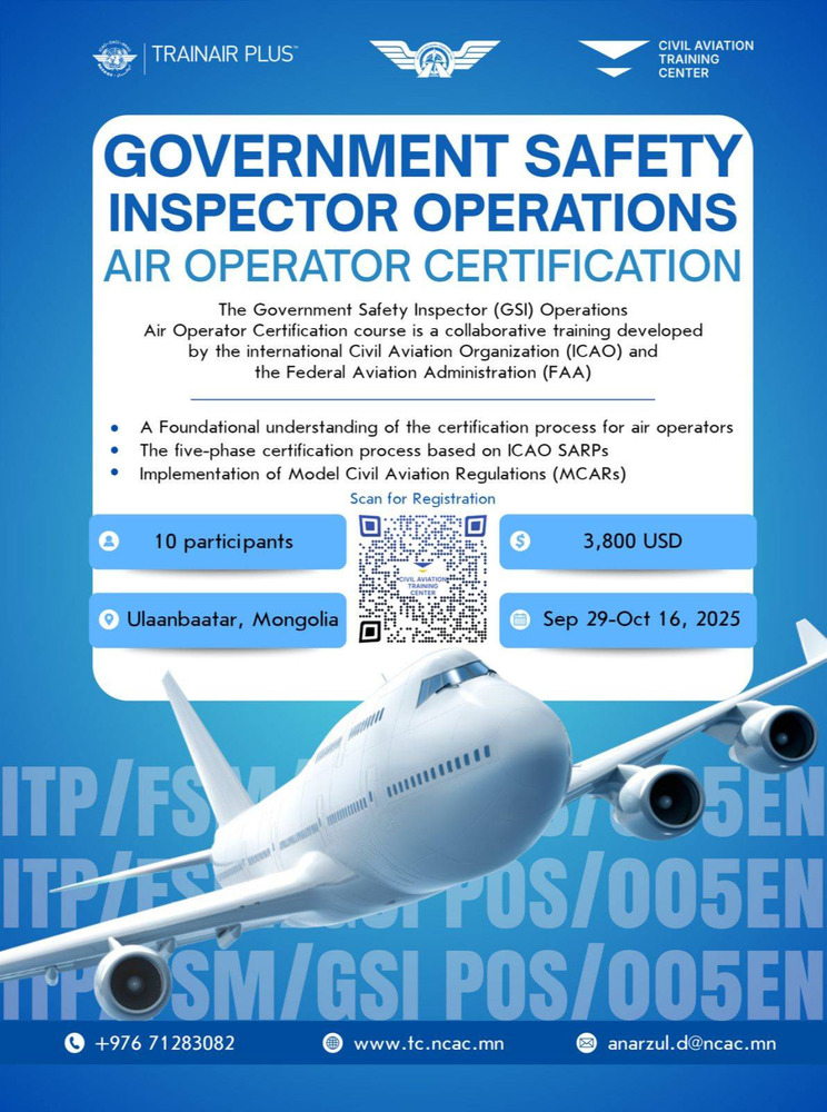 Government safety inspector (GSI) operations – Air Operator ...
