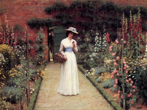 Leighton_Edmund_Blair_Lady_in_a_Garden big