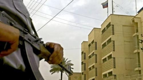A-policeman-on-guard-in-Baghdad-in-May-2004.-AFP A-policeman-on-guard-in-Baghdad-in-May-2004.-AFP