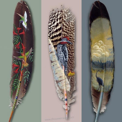 Amazing Art on feather 2