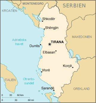 Albanien_karta