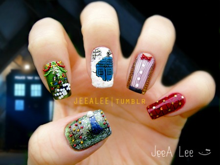 a98553_the_doctor__the_widow__and_the_wardrobe___nail_art_by_jeealee-d5o14jx