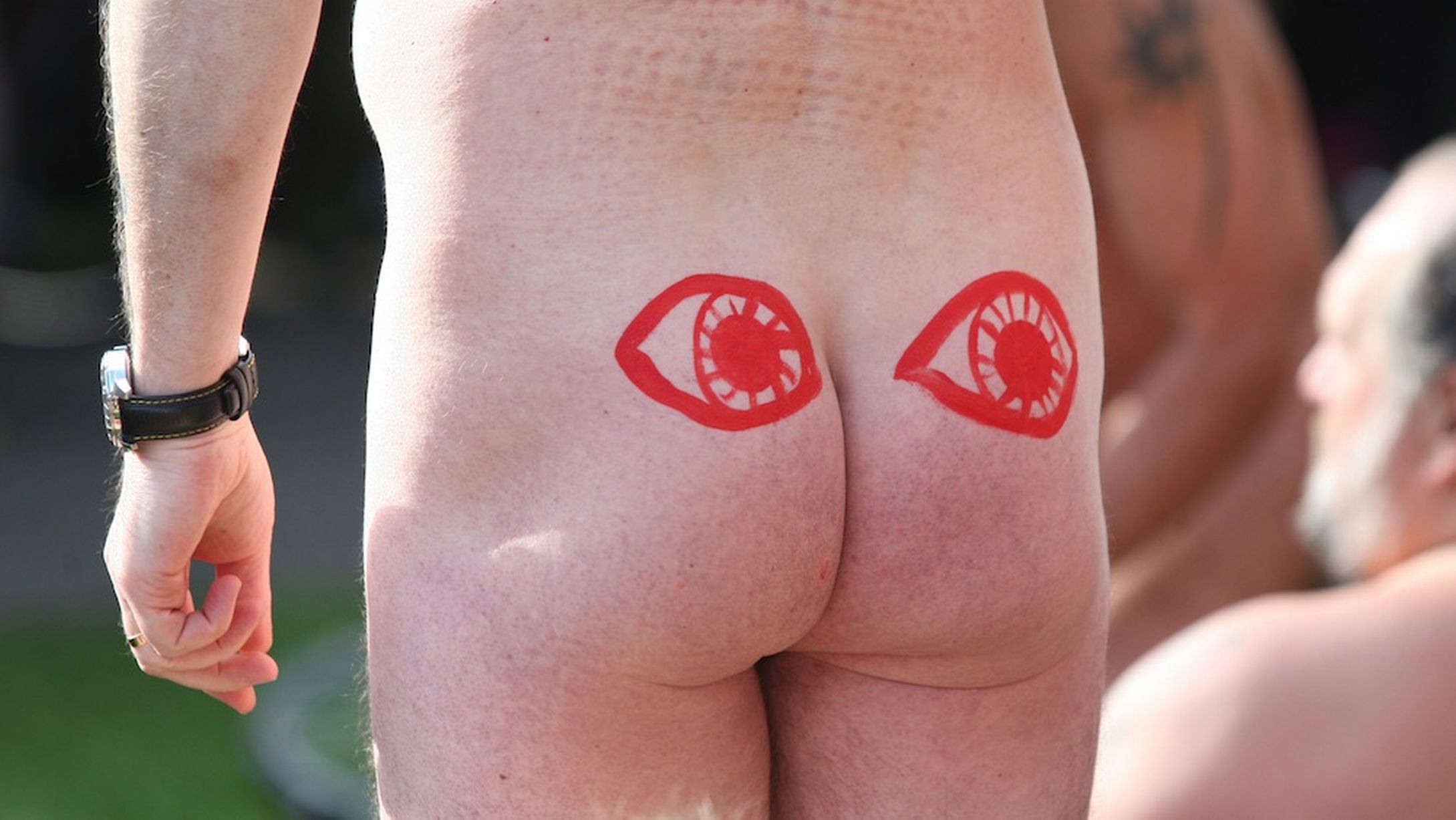 Ninth-annual-naked-bike-ride-in-Manchester