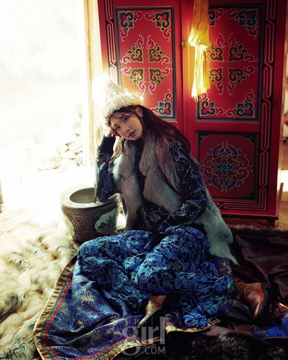 Mongolian Winter Vogue Girl Korea Dec 13 7