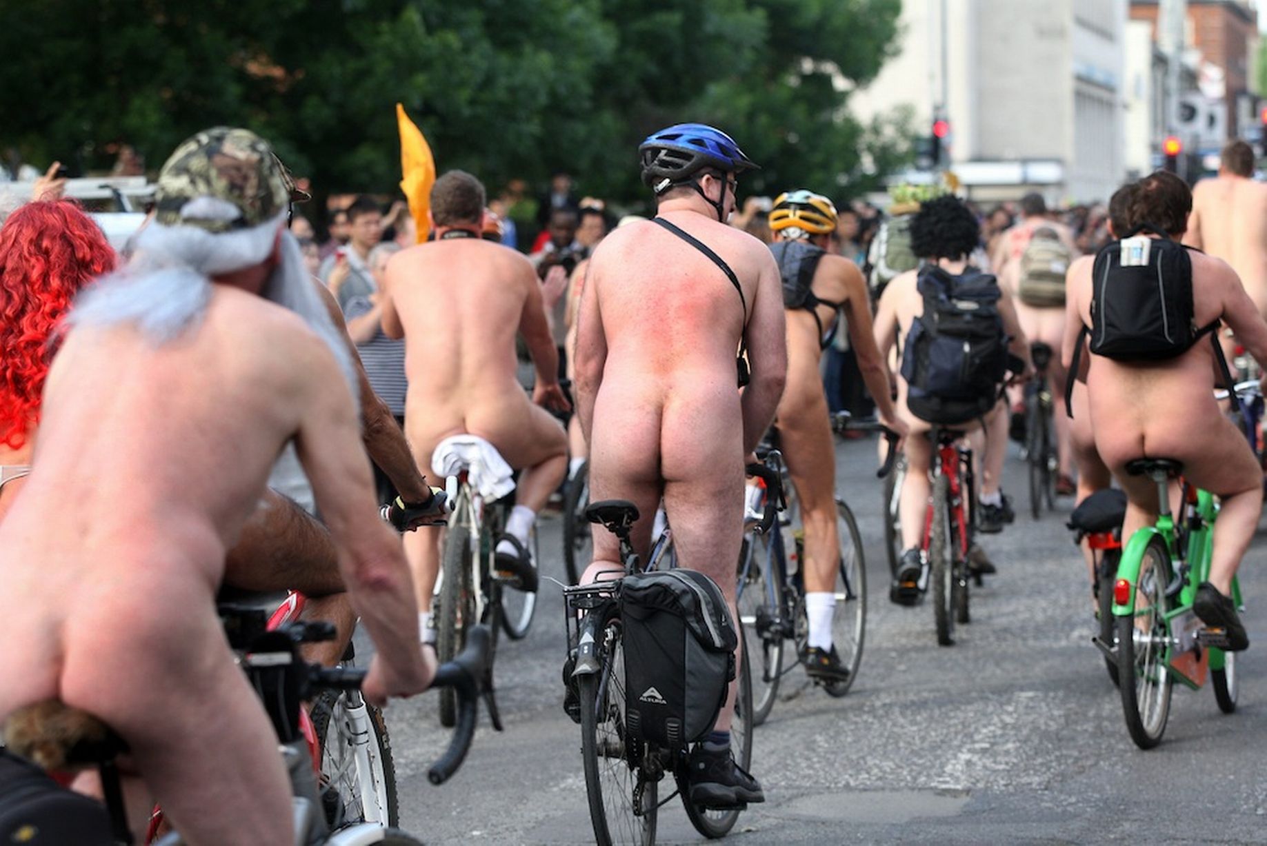 Ninth-annual-naked-bike-ride-in-Manchest