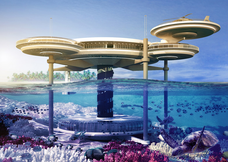 Water-Discus-underwater-hotel-by-Deep-Ocean-Technology_crazy-hotels_dezeen