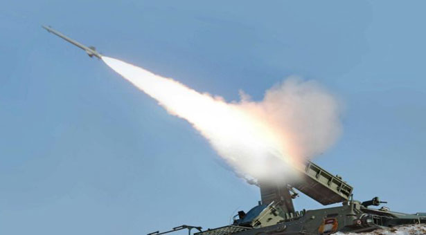 North-Korea-has-fired-four-short-range-missiles-towards-the-sea-off-the-countrys-east-coast