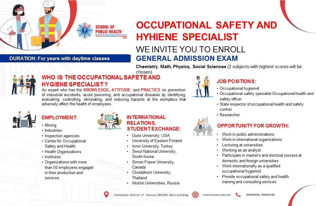 Occupational safety and hygienist