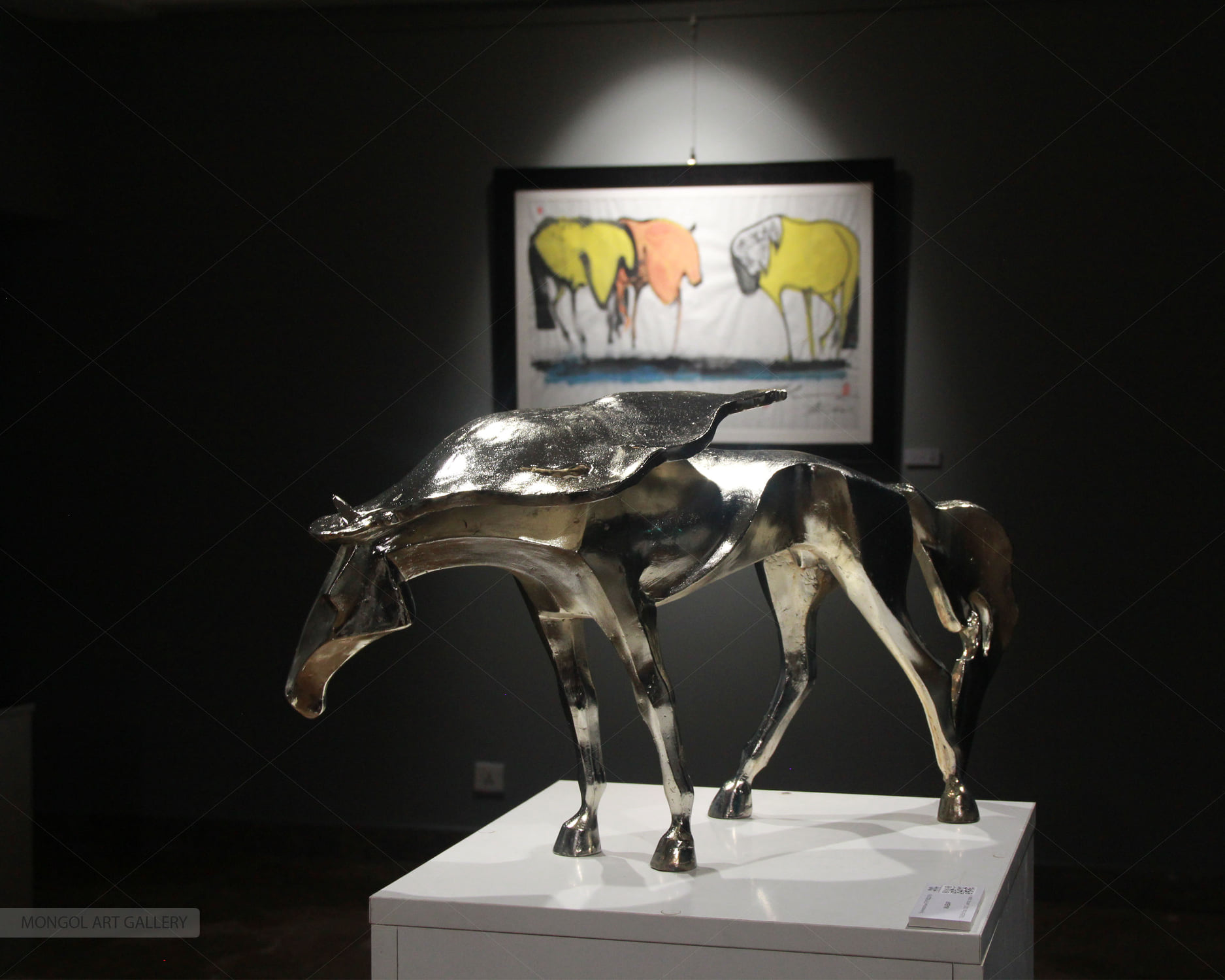 3D sculpting and ink bring Mongolian horses to life