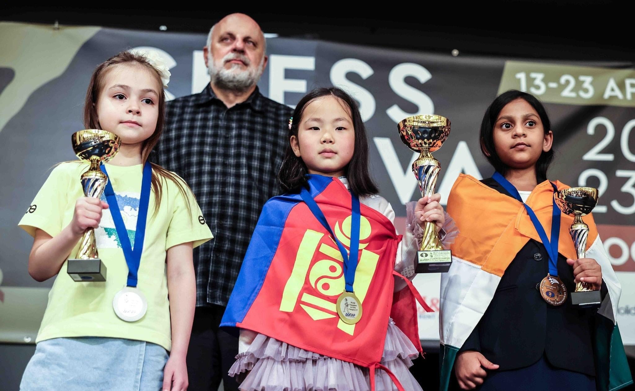 Medals grabbed at World School Chess Championships