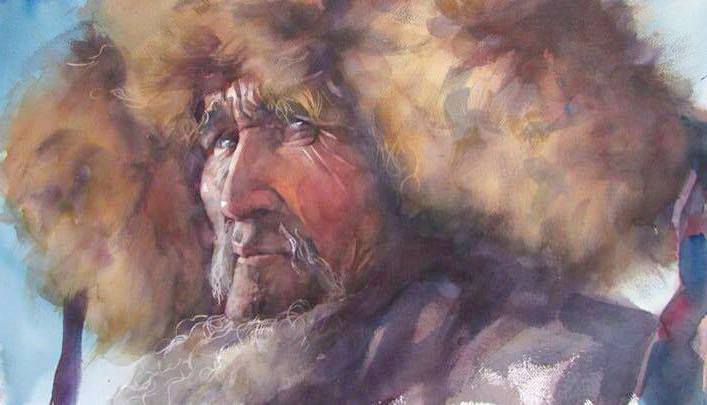 Painter S.Munkbaatar wins 1st  International Watercolor Biennale