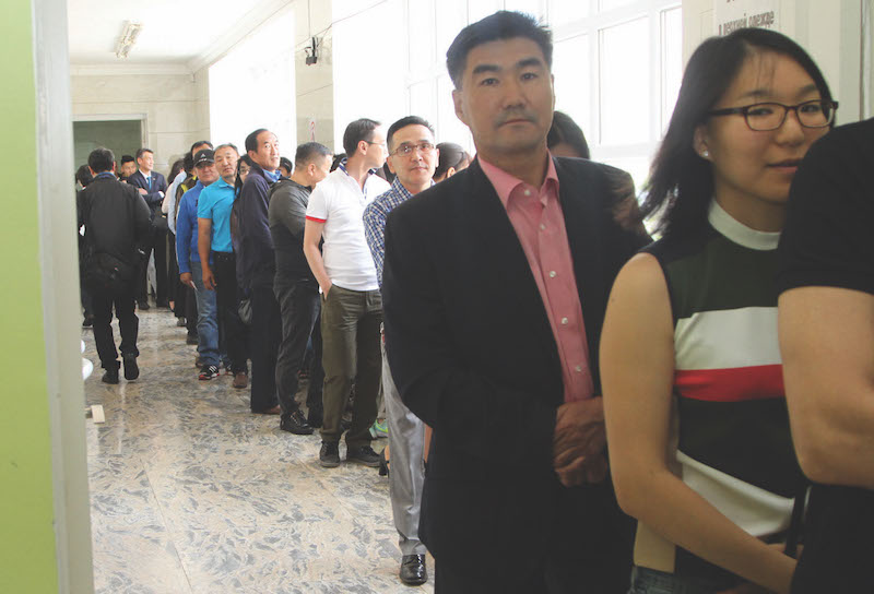 Voters’ attendance at 55 percent nationwide