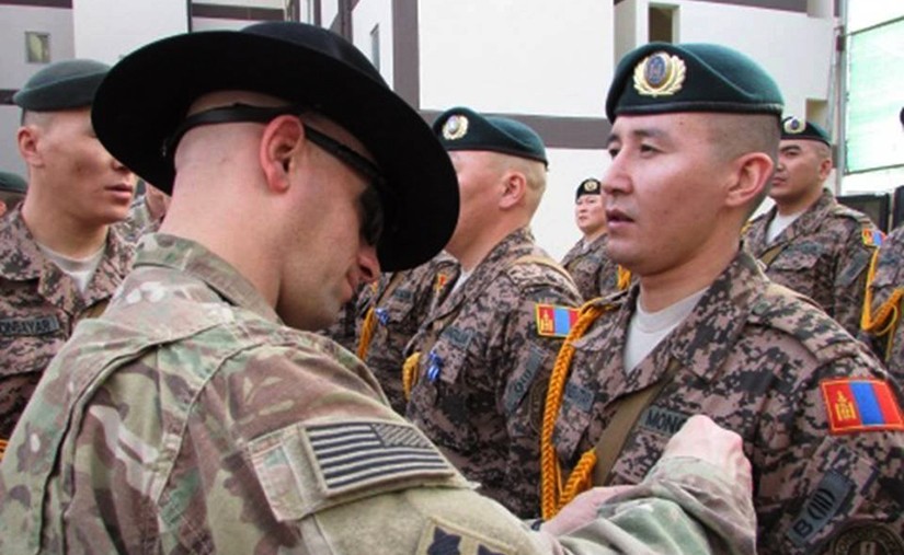 Mongolian peacekeepers awarded NATO Medals