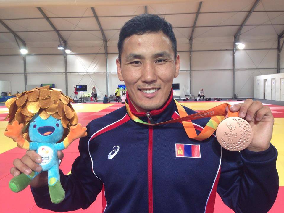 B.UUGANKHUU WINS BRONZE MEDAL AT  RIO 2016 PARALYMPICS