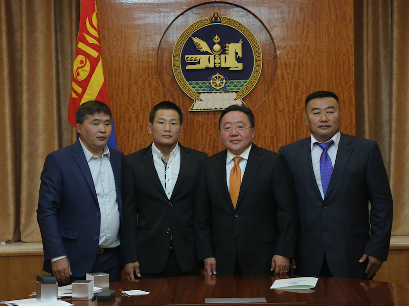 President Ts.Elbegdorj defends Mongolian coaches’ actions at the Rio Olympics