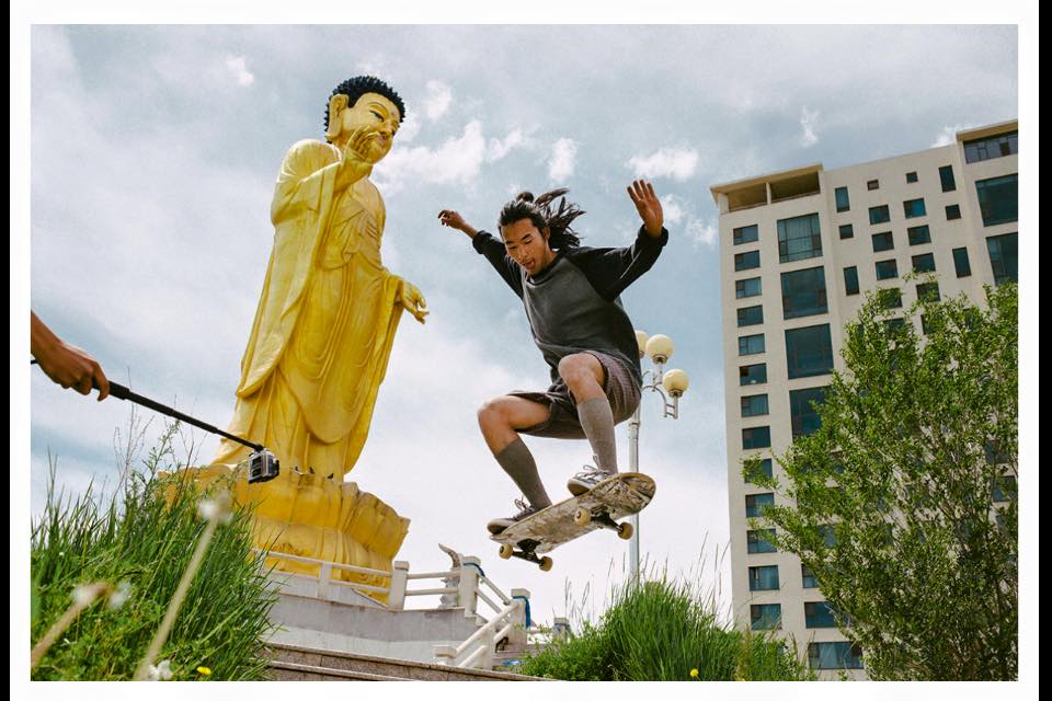 Mongolian youth find a creative outlet through skateboarding