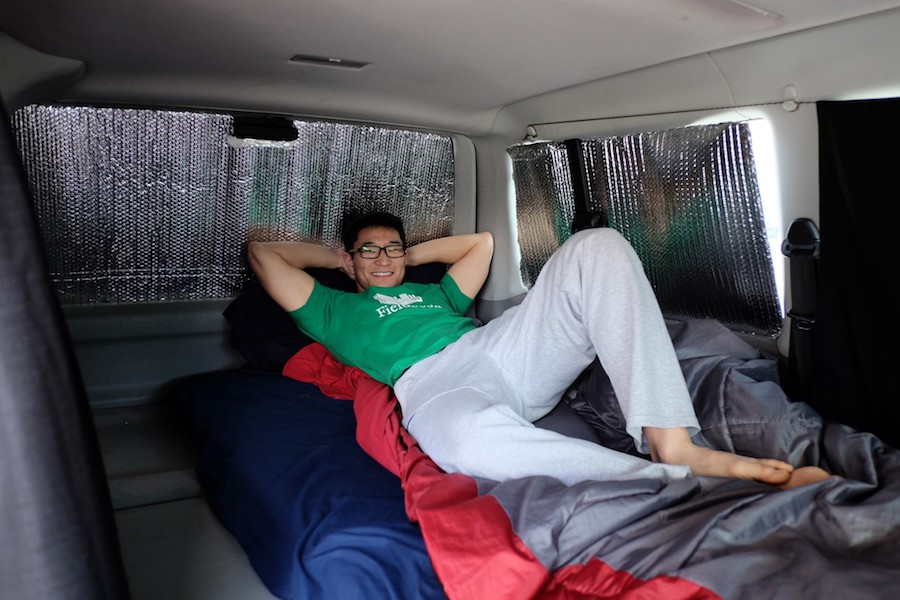 Meet the Mongolian who lives in his car in America