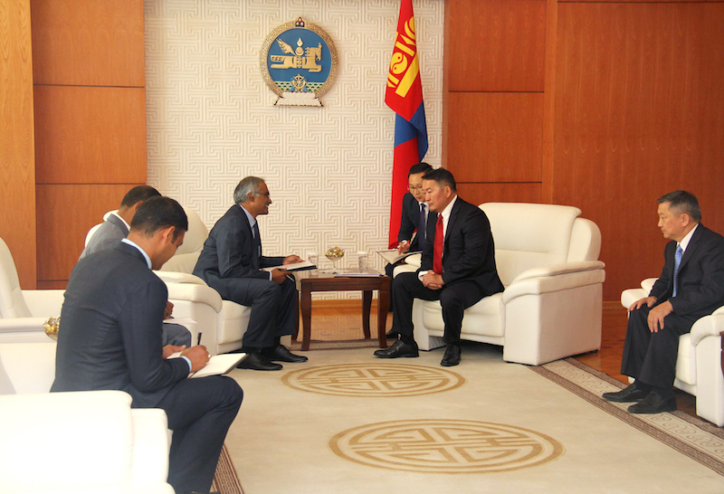 President Kh.Battulga hopes to develop IT cooperation with India