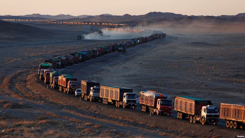 Transport of coal from Tavan Tolgoi resumes as truck logjam decreases