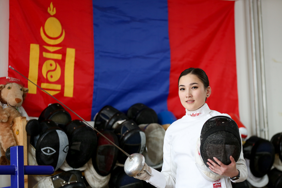 International fencing referee details on fencing in Mongolia