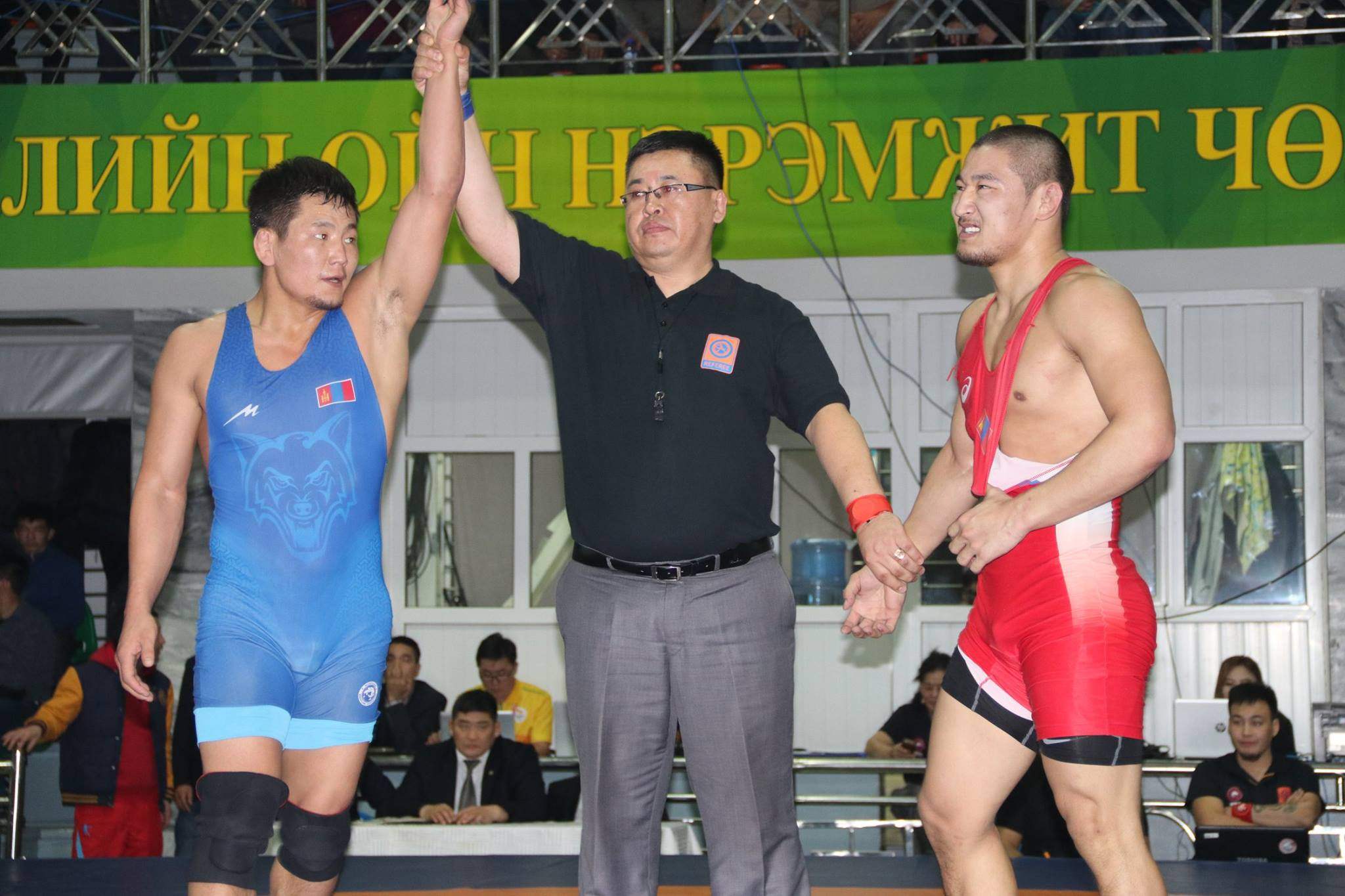 WRESTLER G.MANDAKHNARAN CLAIMS VICTORY AT STATE CHAMPIONSHIPS