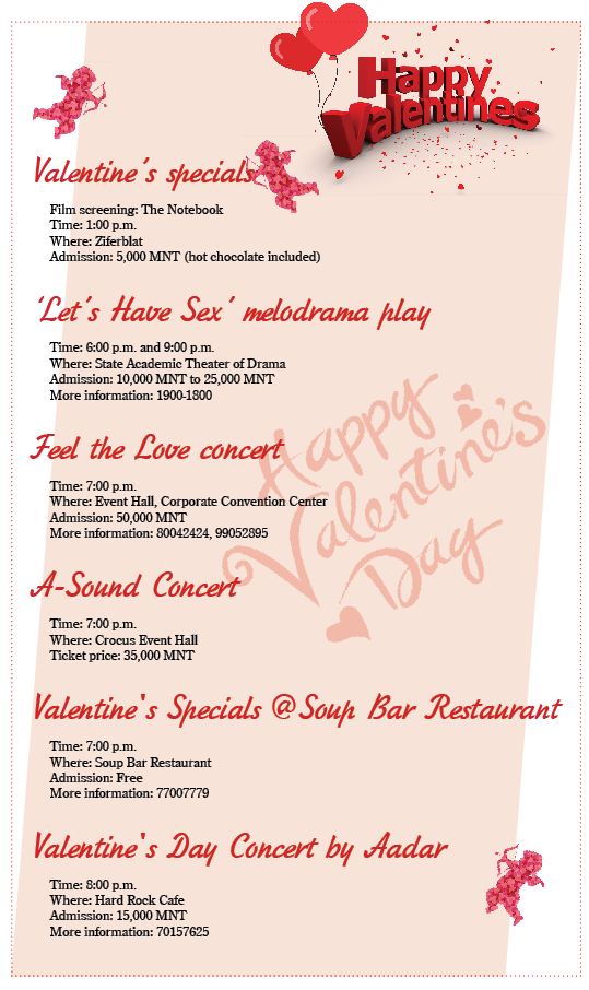 Valentine's Specials