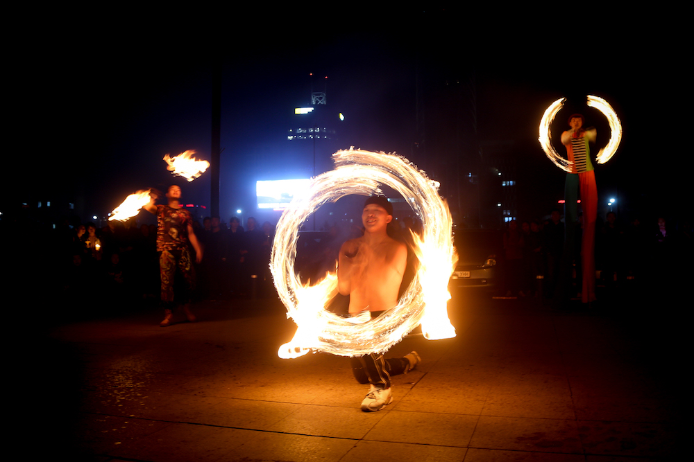 Mongolia shines light on climate challenges by going dark