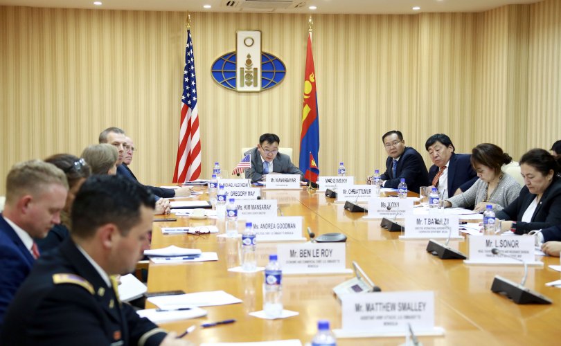 Bilateral consultation held between Mongolia and US