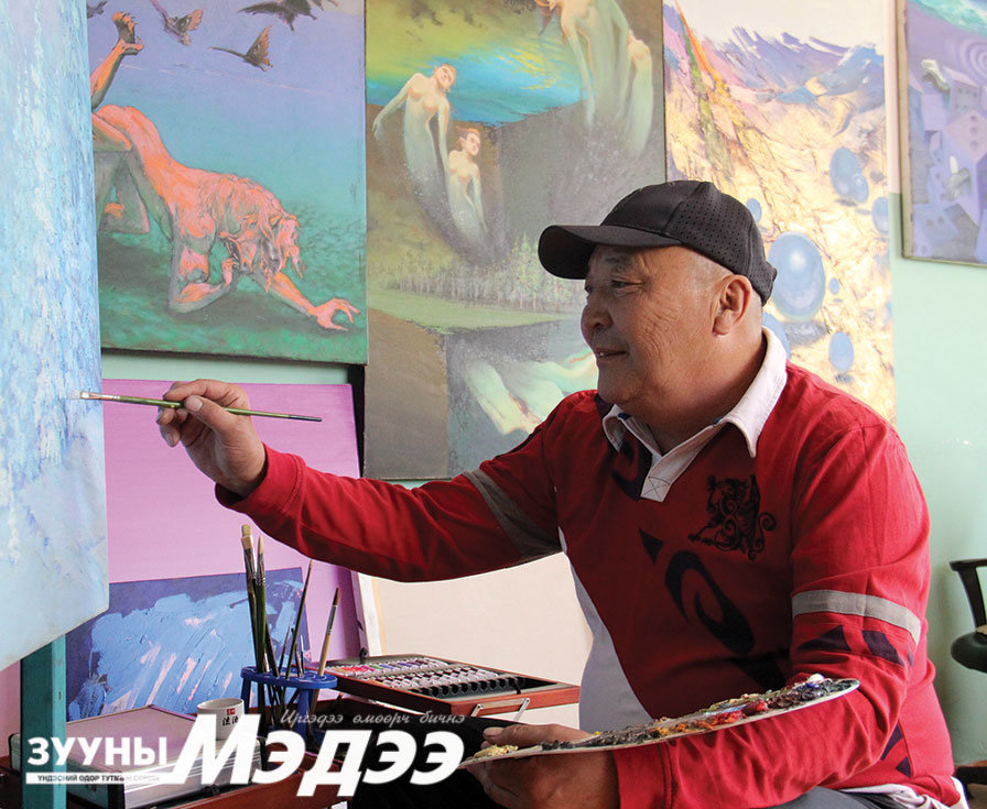 Уламжлалт хээнд “хувьсгал” хийсэн зураач Р.Баярсайхан